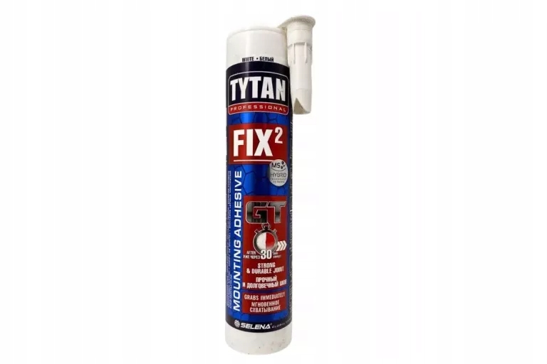 TYTAN PROFESSIONAL FIX2 GT KLEJ MONTAŻOWY 290 ML BIAŁY 5902120173891