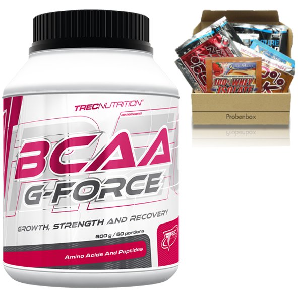 TREC BCAA G-Force 600g+L Glutamina + gratisy