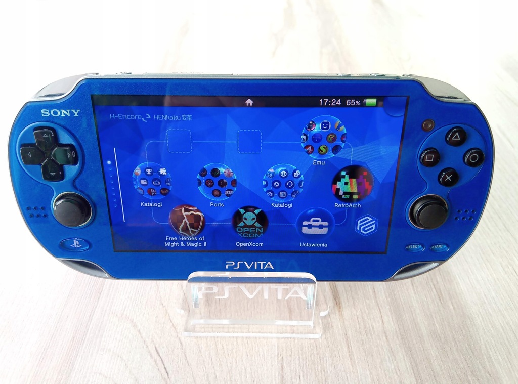 PlayStation Vita RETROARCH 128 gb Henkaku 11333291019 oficjalne