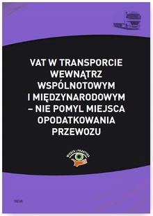 VAT w transporcie wewnątrzwspolnotowym i miedz