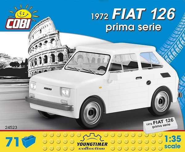 COBI KLOCKI Klocki Cars 1972 Fiat Prima Serie