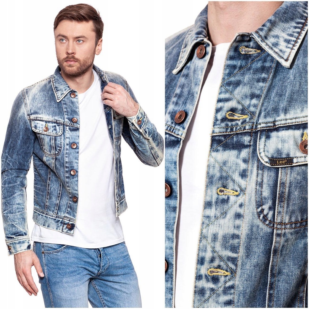 LEE RIDER JACKET MĘSKA KURTKA JEANSOWA REGULAR M