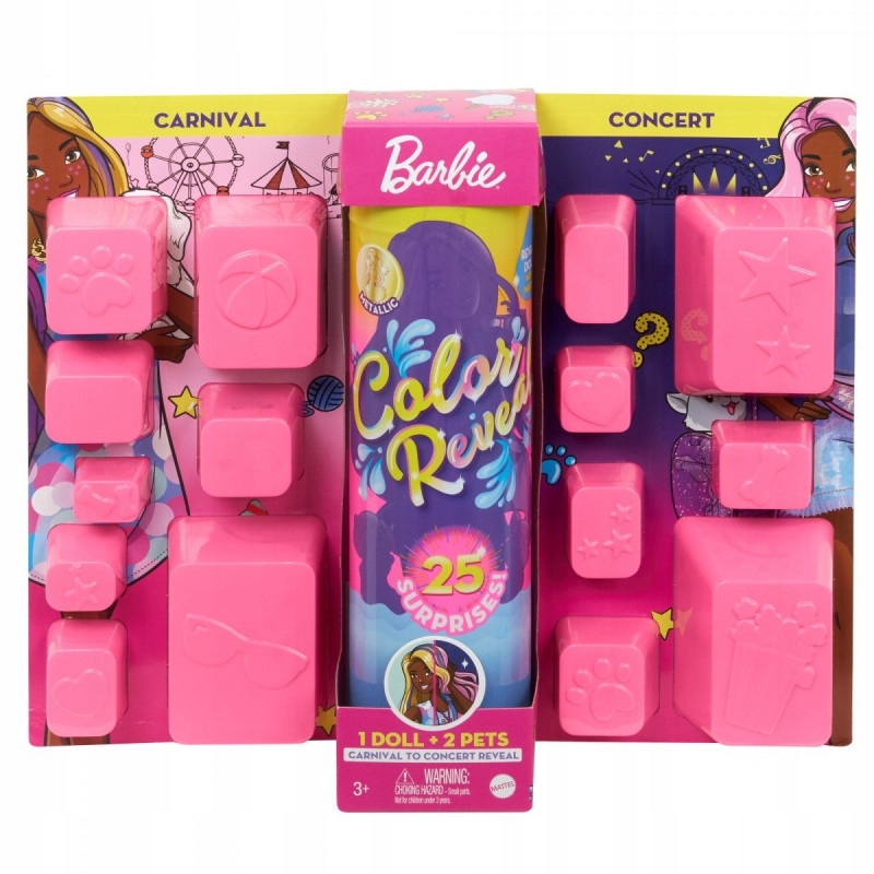 Lalka Barbie Color Reveal Karnwałowo-koncertowa