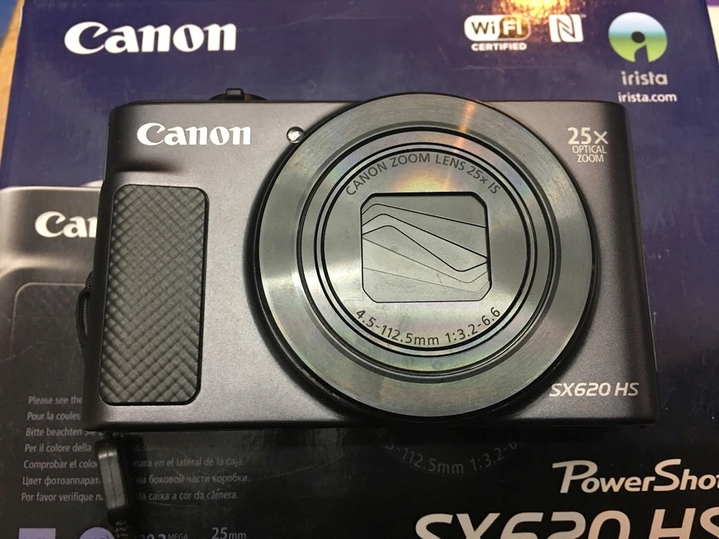Aparat Canon SX620 HS komplet w kartonie