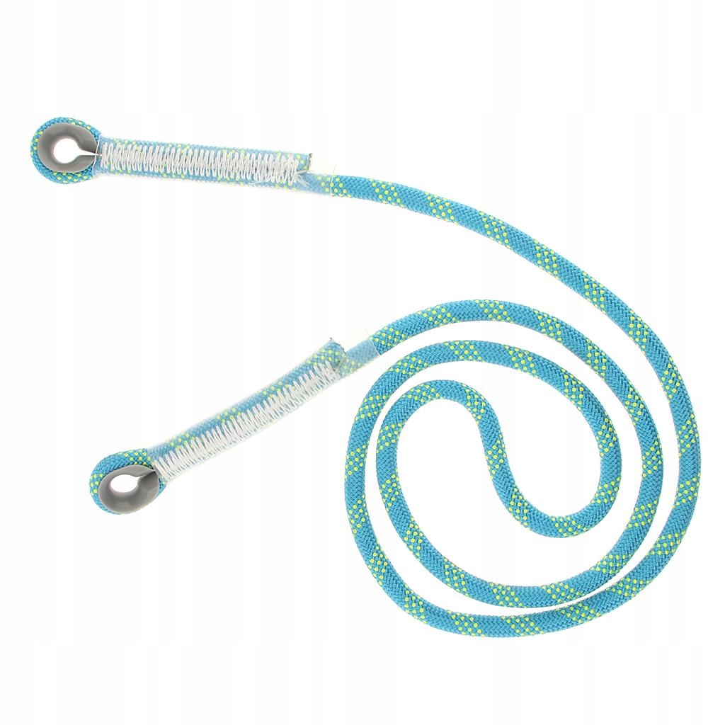 Climbing Knotted Pre sewn Eye to Eye Prusik Loop Cord Static Blue 150cm