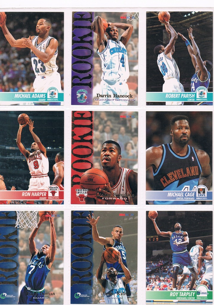 Hoops 94 95 Darrin Hancook rookie
