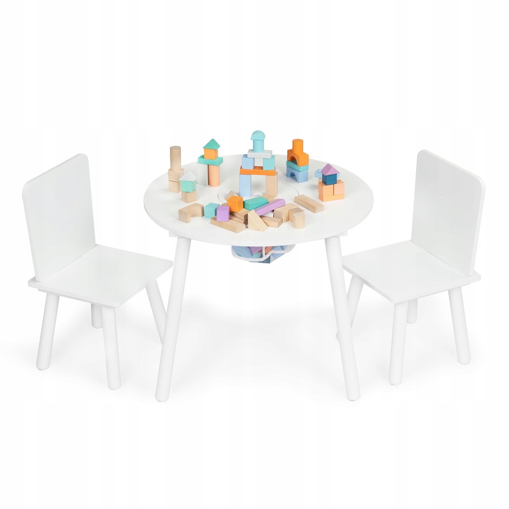 Stół stolik +2 krzesła meble dla dzieci komplet Ec