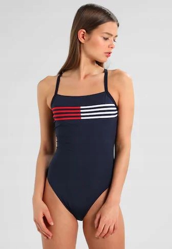 TOMMY HILFIGER - ONE PIECE - strój kąpielowy BLUE