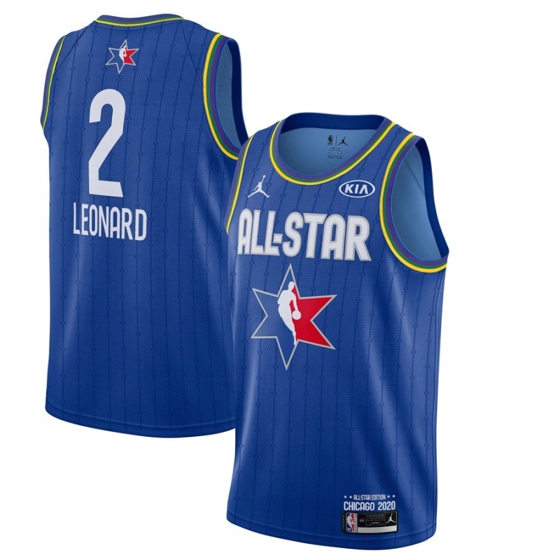 NBA LEONARD # 2 Jordan Brand Blue 2020 NBA All St