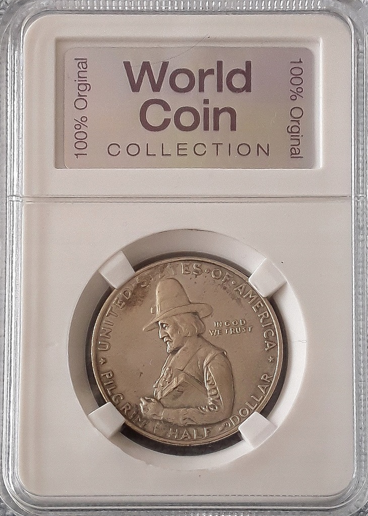 1920 Pilgrim Silver Half Dollar REPLIKA