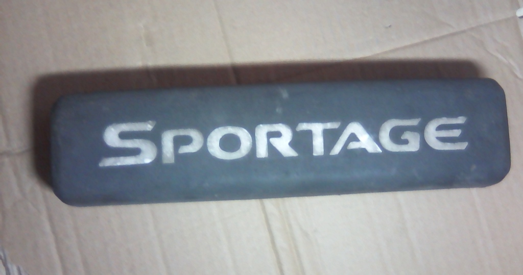 SPORTAGE Kia oslona gumowa logo napis