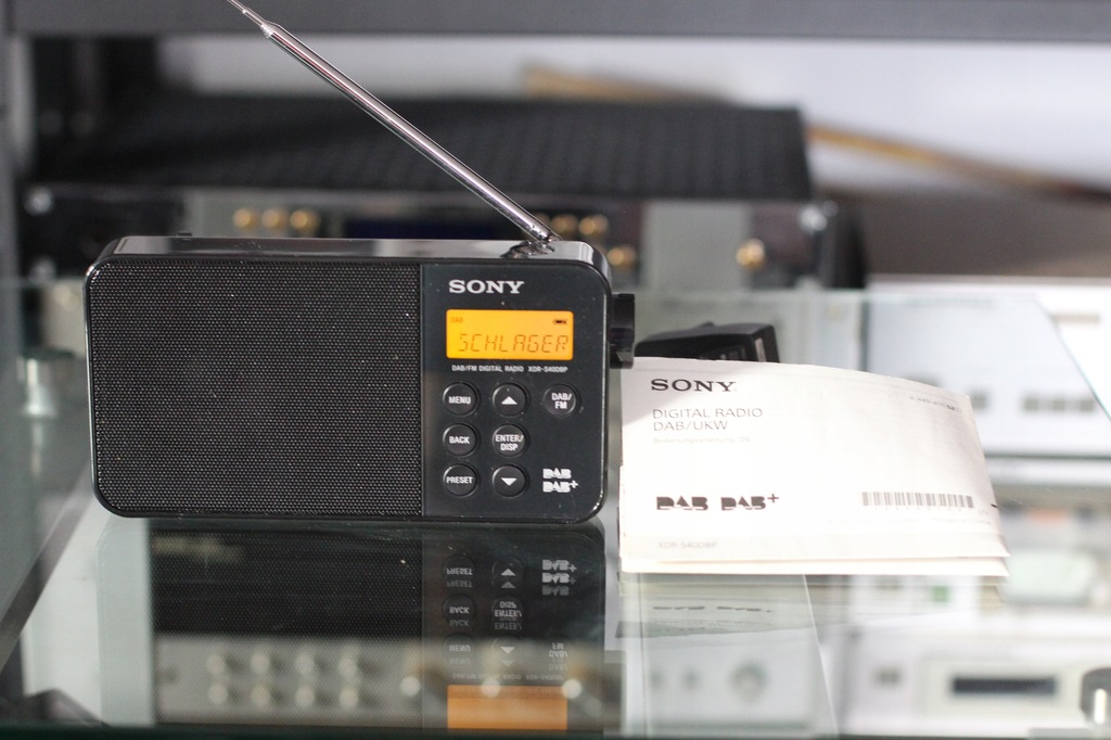 Sony XDR-S40DBP retro radio cyfrowe (DAB+/UKW)