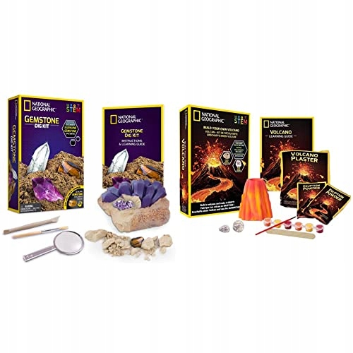 National Geographic NGGEM Gemstone Dig Kit & J