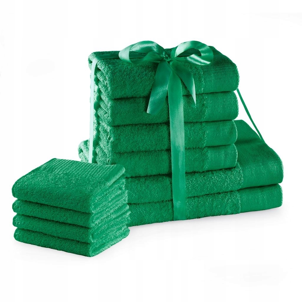 Ręcznik AMARI - AMELIAHOME kolor butelkowa zieleń