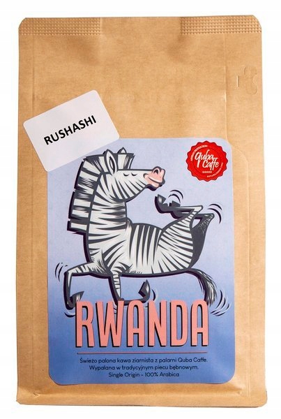 RWANDA Kawa Ziarnista z polskiej palarni 250g