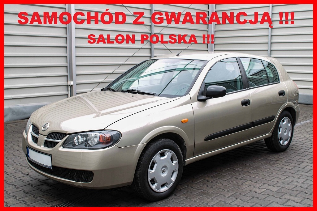 Nissan Almera Salon POLSKA + Klimatyzacja + Elektr