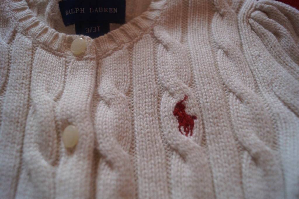 Sweterek dla dziewczynki RALPH LAUREN roz.3lata