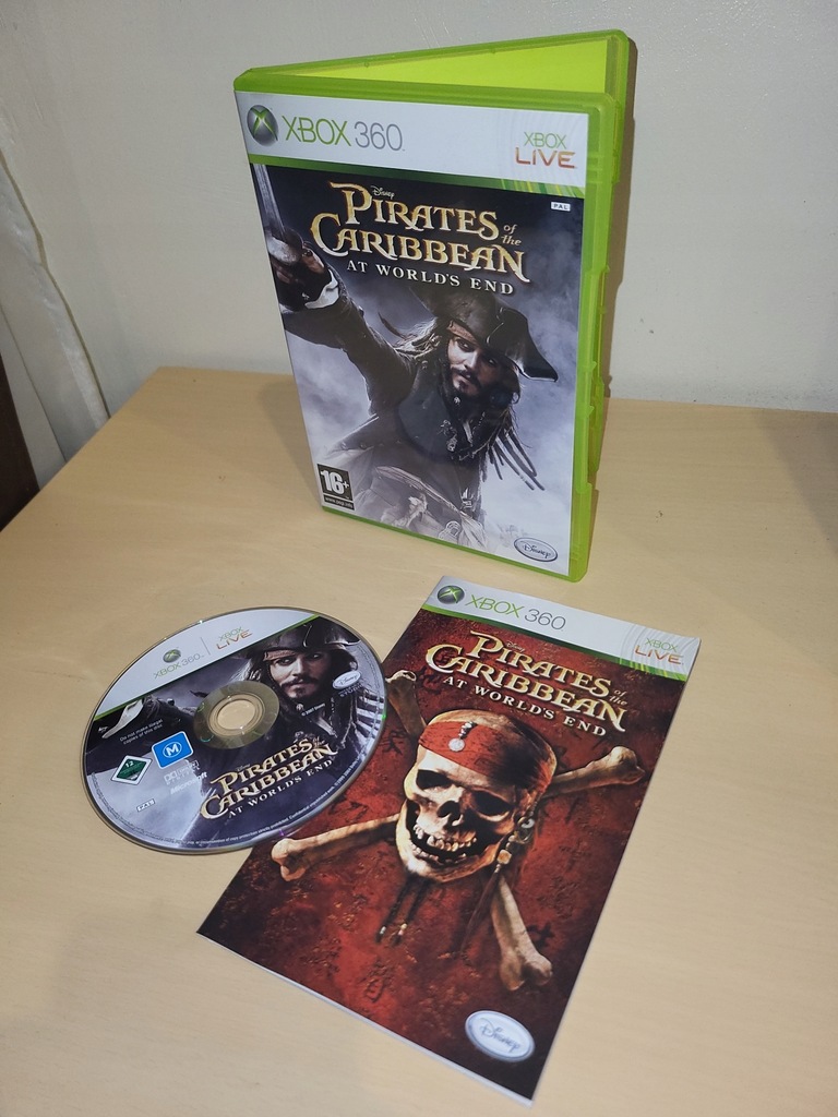 PIRATES OF THE CARIBBEAN AT WORLDS END - XBOX 360 KOMPLET