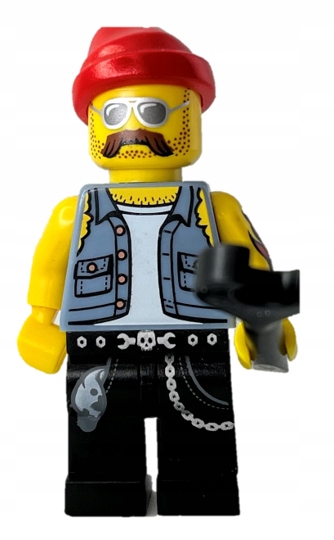 lego figurka 71001 10 SERIA MECHANIK MOTOCYKLI - 13242022413 ...