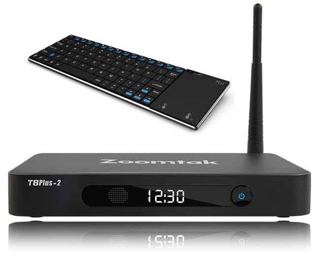Smart TV BOX ANDROID 7.1 Zoomtak T8plus2 +RiiK12+