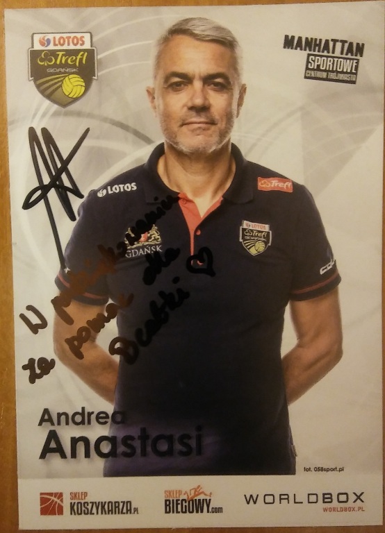 Andrea Anastasi - zdjęcie z autografem