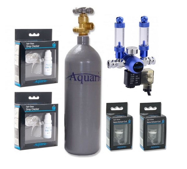 Zestaw CO2 Aquario BLUE TWIN Professional butla 2l