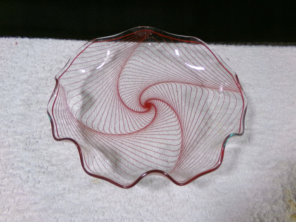 Glaswerk Olbernhau PIĘKNA SZKLANA MISA