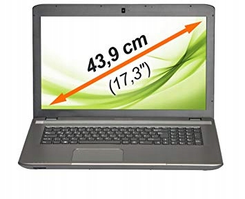 Laptop P7627 2x3,2GHz 8GB 240SSD W10 FHD 17,3
