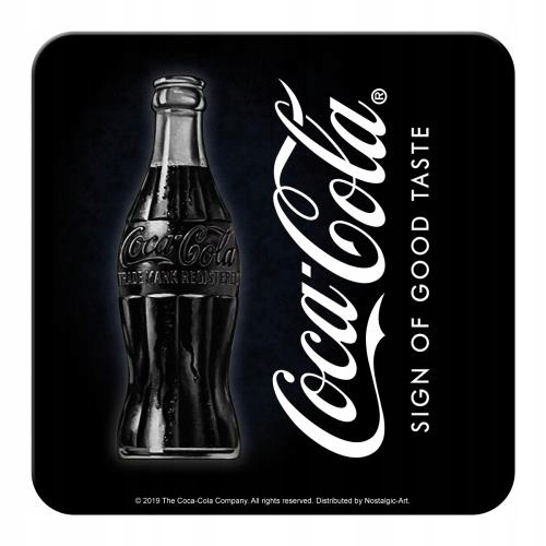 Coca Cola Czarna Butelka Podstawka Podkładka Pod K