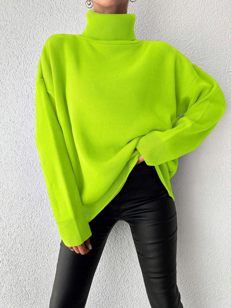 SHEIN NEONOWY SWETER GOLF 0PV LT6__L
