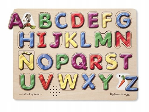 Melissa Doug Spanish Alphabet Sound Puzzle (27 pc