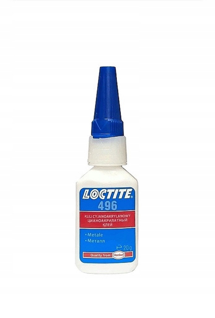 Loctite 496 (Mocny jak Loctite 406) uniwersalny