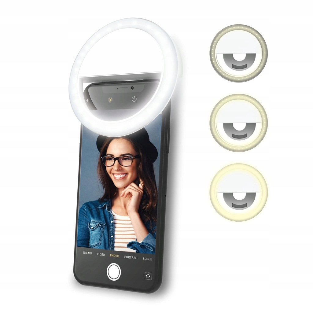 Lampka pierścieniowa selfie do smartfona