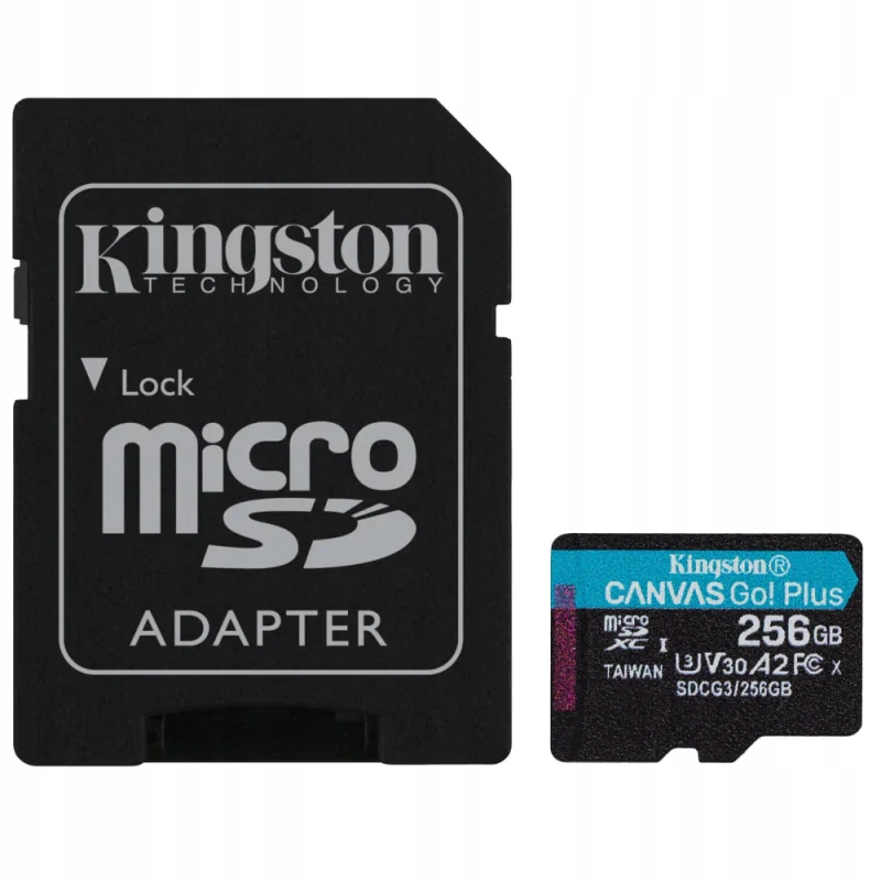 Karta pamięci KINGSTON 256 GB Adapter