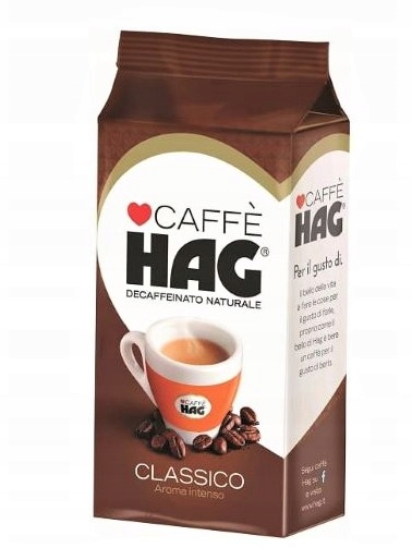 Caffe Hag Classico mielona kawa bezkofeinowa 250 g