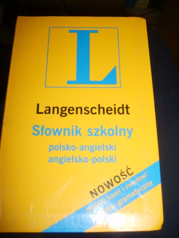 langenscheidt słownik angielsko pol polsko ang