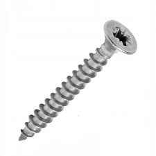 Wkręty z łbem stożkowym do drewna fi 3,8x19 mm ocynk