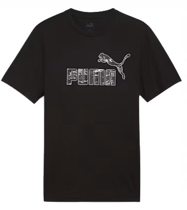 Koszulka męska z dużym logo PUMA 683236 01 bawełniana M