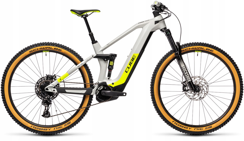 Cube Stereo Hybrid 140 HPC Race 625 grey'n'yellow