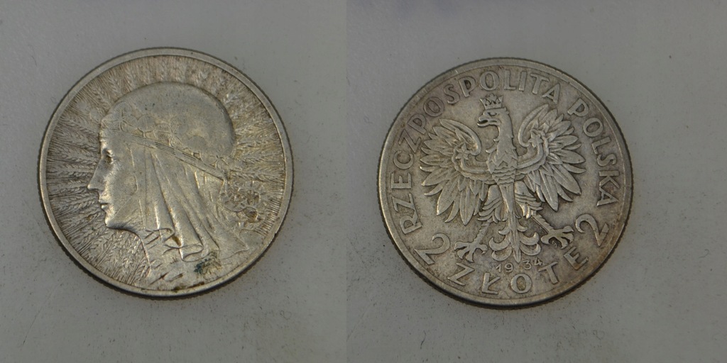 Polska - srebro - 2 Złote 1934 rok