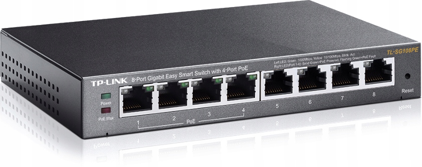 Купить КОММУТАТОР TP-LINK TL-SG108PE QoS 4X POE 8X ГИГАБИТ: отзывы, фото, характеристики в интерне-магазине Aredi.ru