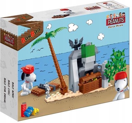 Klocki BANBAO Peanuts Fierce Pirate Pira 68el 7520