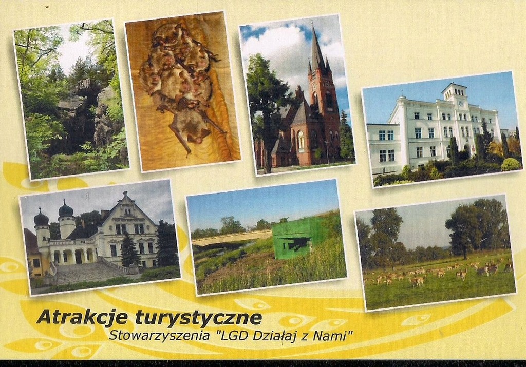 STARY DWOREK Ruiny MRU Nietoperze LUBINICKO Pałac