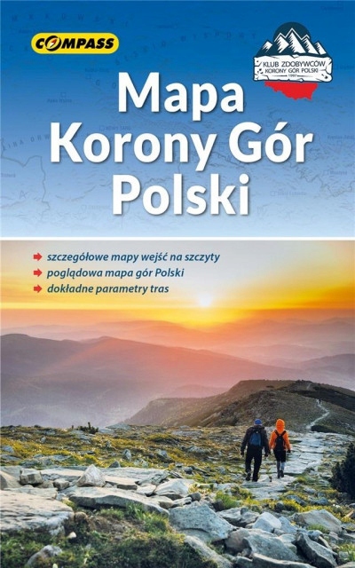 Mapa Korony Gór Polski - praca zbiorowa