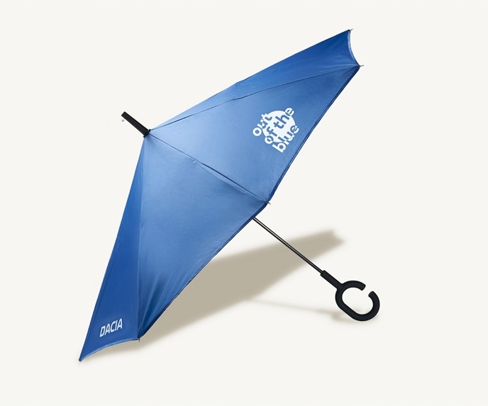 Sprytny parasol dwustronny DACIA parasolka ORYG.