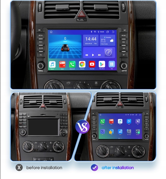 Radio nawigacja Mercedes Sprinter Vito ANDROID 4GB
