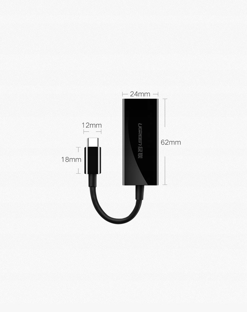 Купить ВНЕШНЯЯ СЕТЕВАЯ КАРТА UGREEN USB-C 1000 МБ/С: отзывы, фото, характеристики в интерне-магазине Aredi.ru