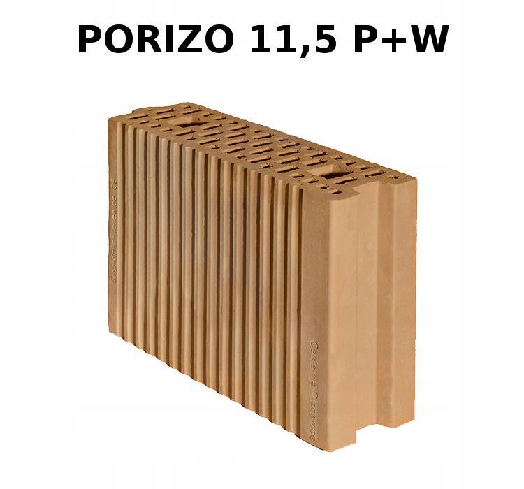 Pustak Ceramiczny Porizo 11,5 P+W ODPORNY NA MRÓZ