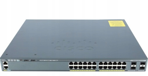 Switch CISCO WS-C2960X-24PS-L V02 24xGIGA POE 4xSFP RACK