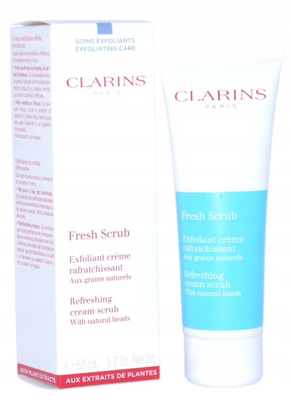 CLARINS FRESH SCRUB REFRESHING CREAM PEELING KREM